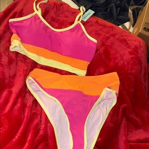 Vibrant Multicolor Bikini Set - Large - Brand: Adisputent